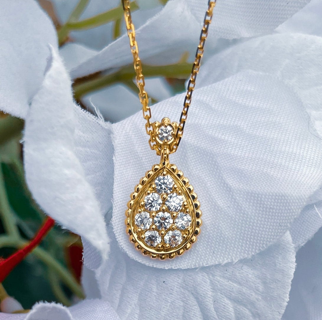 Dew Drop Necklace (made to order) Coast GoldWorks