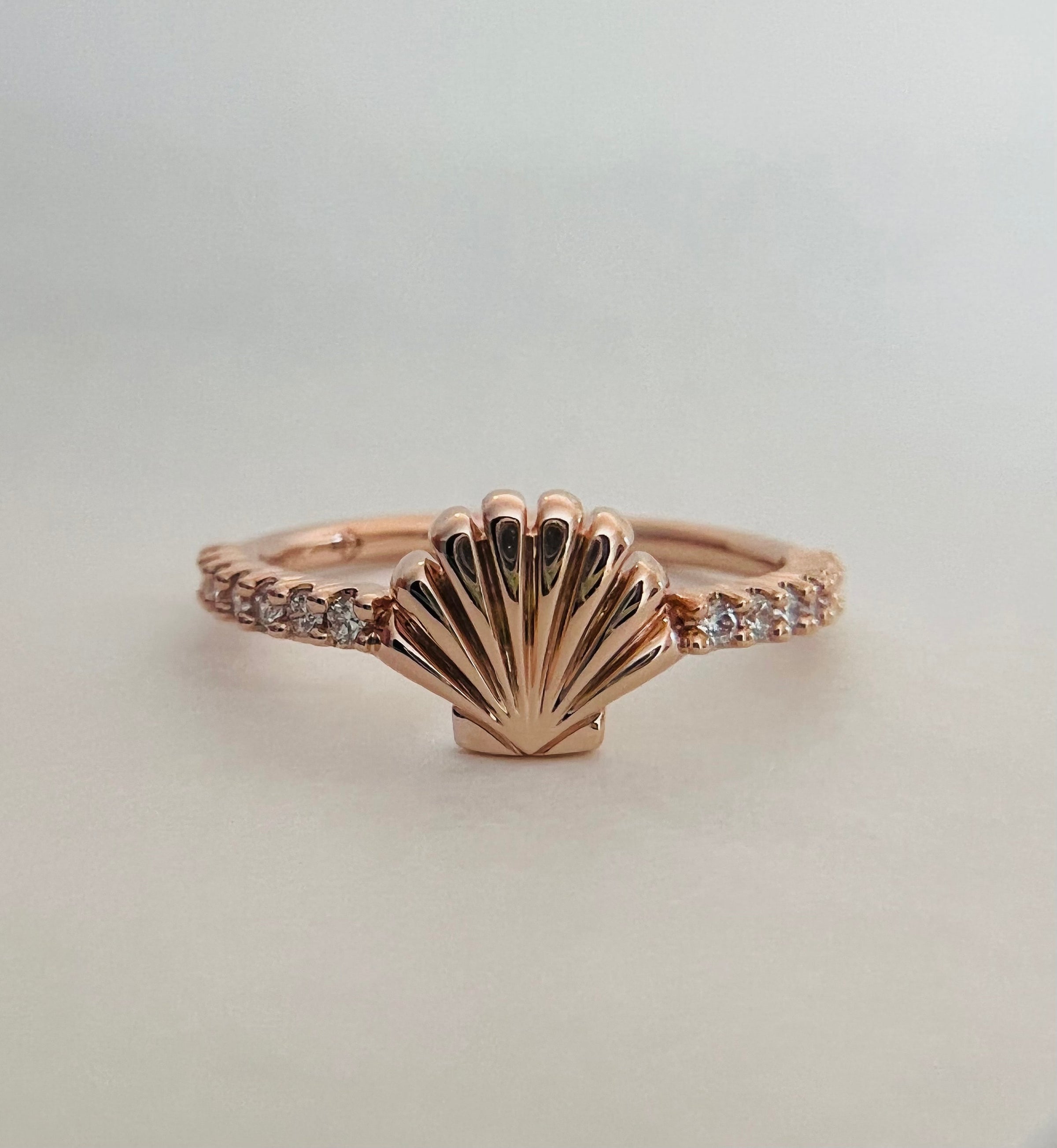 Seashell Ring made to order Coast GoldWorks