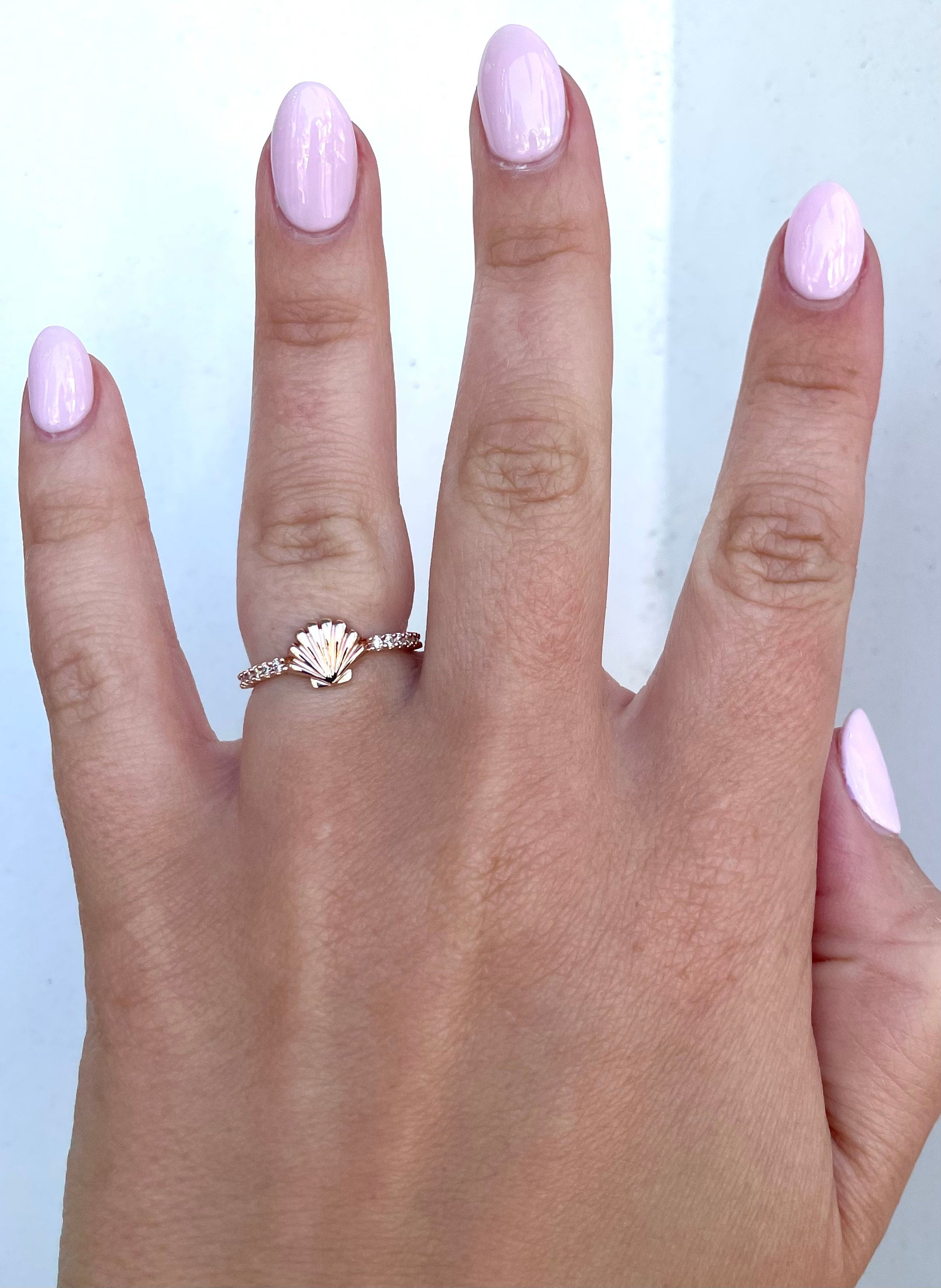 Seashell Ring made to order Coast GoldWorks
